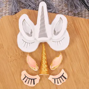Unicorn Design DIY Silicone Mould