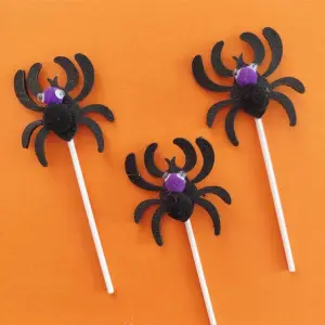 3 pcs spider Halloween Cake Topper