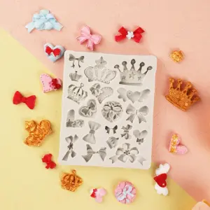 Creative Bow & Crown Design Multi-purpose Silicone Mould