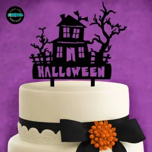 Haunted House Halloween topper