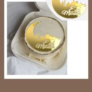Eid Mubarak bento cake topper
