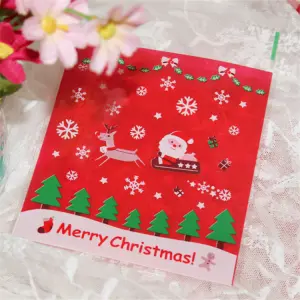 Christmas Themed 100pcs Cookie Candy Sleeve