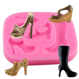 Women high heel sandals footwear Silicone Mould