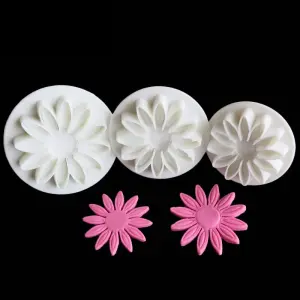 3Pcs Sunflower Daisy Gerbera Flower plunger set