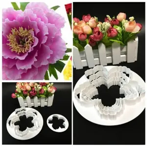 4Pcs Bigger Peony Petals Flower Cutter set
