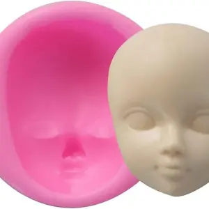 3D Baby Face Silicone Mould for Fondant & Chocolate Making