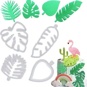 4 Pcs Tropical leaf Cutters set