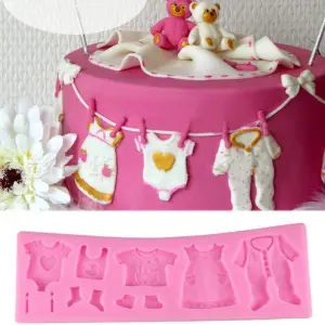 Baby Clothes Silicone Mold fondant mould