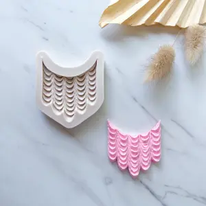 vintage drape curtain shaped decorative mould