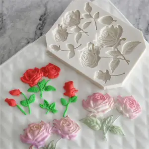 Rose flower theme Flower Mould