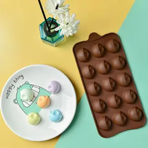 Half sphere with round Chocolate silicone Mould