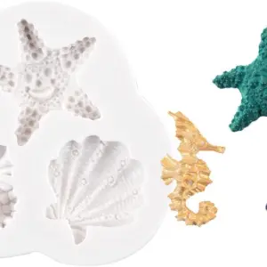 Starfish,Seahorse and Seashell silicone mould