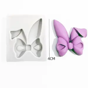 Cute Single Cavity Bow silicone mould