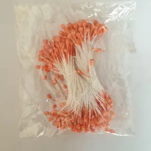 Non-Edible High End Artificial Pollen Stem ( Dark Orange )