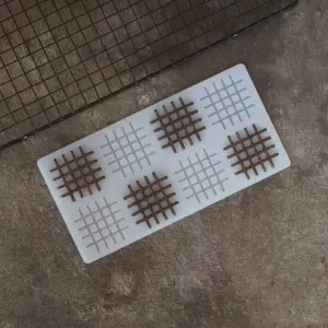 Silicone Chocolate Garnishing Mould - Grid