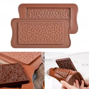 Mini Heart Chocolate Bar Silicone Mould