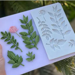 Leaf Design DIY Silicone Mould
