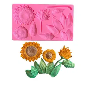 Sunflower Flower silicone Mould