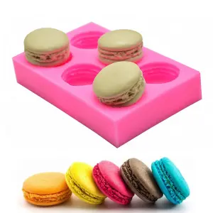 Macarons 6 cavity - Silicone Mould