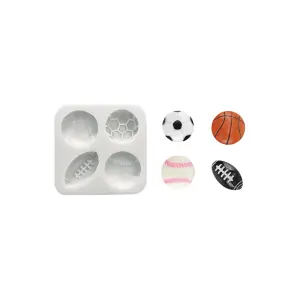 Football Tennis Rugby Basketball Silicone Mould