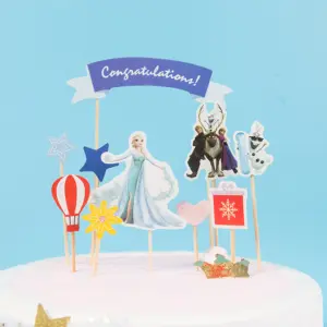 10 pcs Frozen theme Cake Topper set