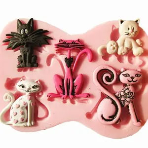 Scary cat Halloween Mould