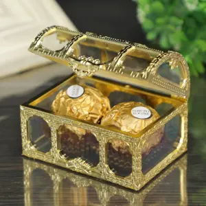 1 pcs tressure box Biodegradable Plastic Simple polymer Candy Boxes