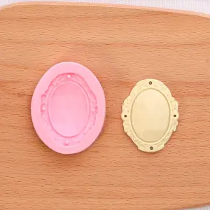 Oval frame silicone mould