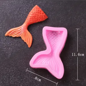 3D Mermaid Tail silicone mould