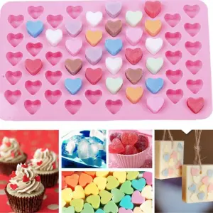 1 pcs multiple heart cavity silicone mould