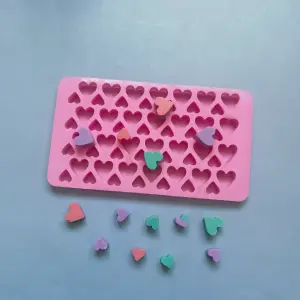 1 pcs small and large heart chocolate heart mould