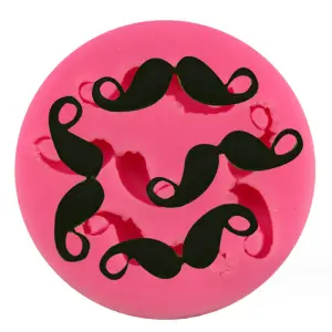 Mustache silicone mould