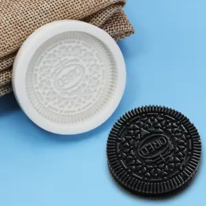 Oreo biscuit silicone mould