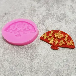 Fan shape silicone mould