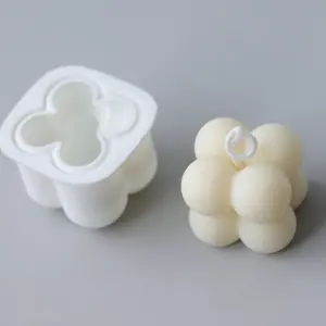Bubble candle silicone mould