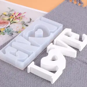 Large 3D love silicone Mould