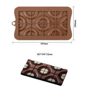 Chocolate Donut design silicone Mould