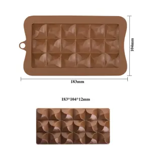 3D triangle Chocolate silicone Mould