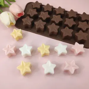 15 cavity star Chocolate silicone Mould