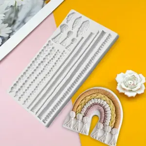 Tassel String twist rope silicone Mould