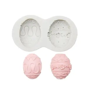 Easter Egg Silicone Foundant Moulds