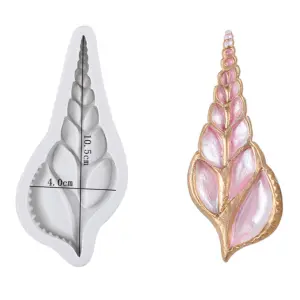 1 pcs Conch sea horse silicone mould