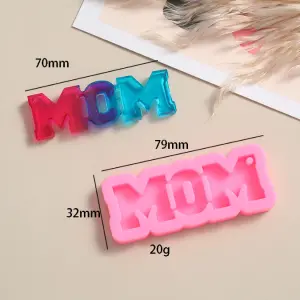 Mom silicone mould for chocolates fondant resins etc