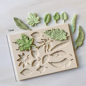 Multi cavity leaf silicone mould