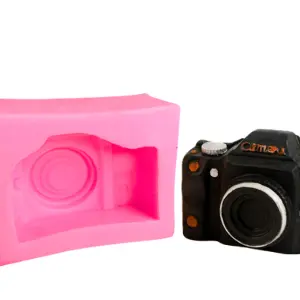 3D Camera deep silicone mould multipurpose use for chocolates ,fondant ,soaps,candles etc
