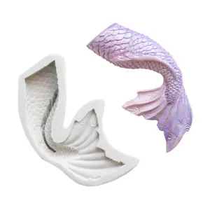 3D Mermaid Tail silicone mould style 1