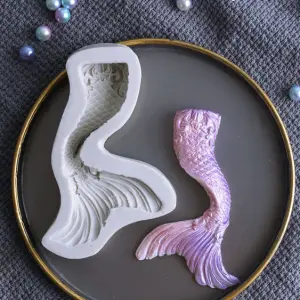 3D Mermaid Tail silicone mould style 2