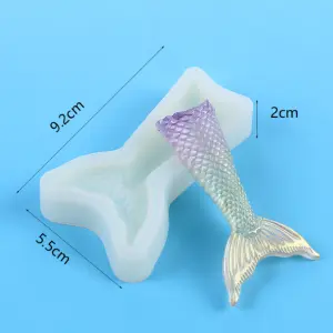3D Mermaid Tail silicone mould style 4