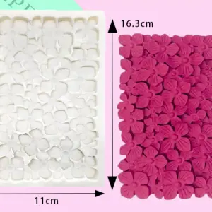 3D Floral large texture silicone mould