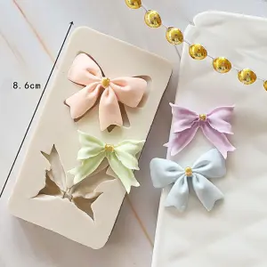 2 cavity Bow silicone mould